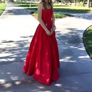 Red prom dress